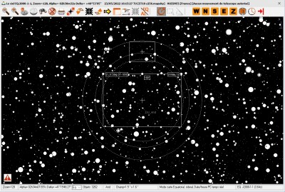 Carte du ciel dans Prism