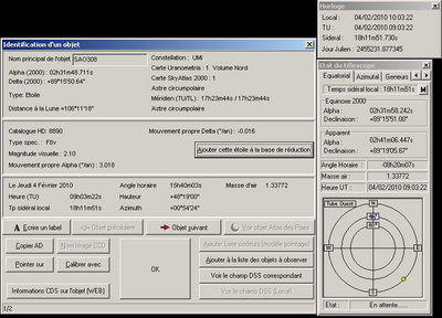 Angle horaire Prism