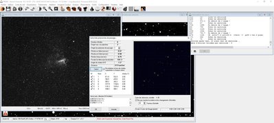 Résultat avec succès de l'astrométrie sur l'image dans le bon sens